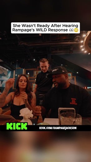 She Wasn't Ready After Hearing Rampage's WILD Response 👀😳#rampagejackson #rampage #ufc