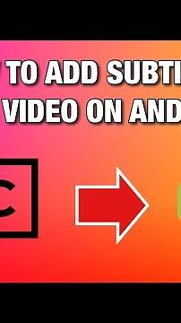 How To Add Subtitles To Movie On Android Phone