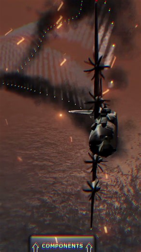 C130 Flare Test 💥 | TFS #aviation #turboprop #turbopropfs #flares