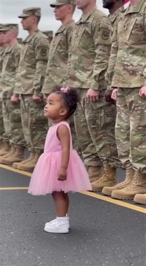 “This Emotional Hug Will Break You 😭❤️” #baby #army #military #cute #babytalk