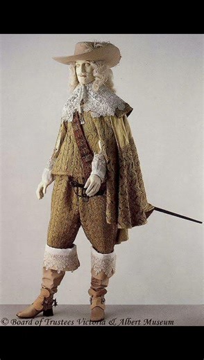 Men's 17th century fashion #history #art