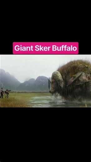 Giant Sker Buffalo | Kong: Skull Island scene Review and explained #shorts #kong #kingkong