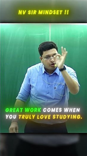 Nv sir mindset 🔥💯#ytshorts #motivation #viralshorts #nvsir #motionkota #nvsirphysics