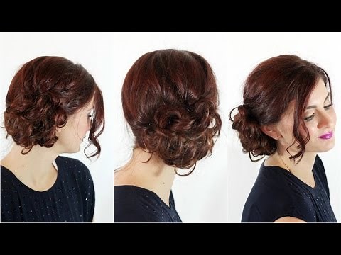 Easiest Messy Side Bun