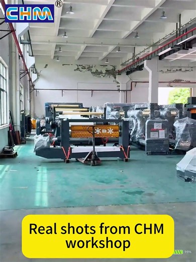 CHM Workshop Display-Chinese leading supplier of paper sheeter machine