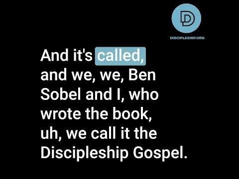 The Discipleship Gospel | RENEW.org