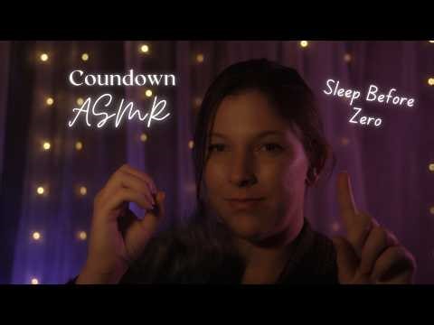 ASMR Slow Sleep Countdown for Deep Rest🌙 You Don’t Have to Reach Zero (With Mic Scratching Trigger)