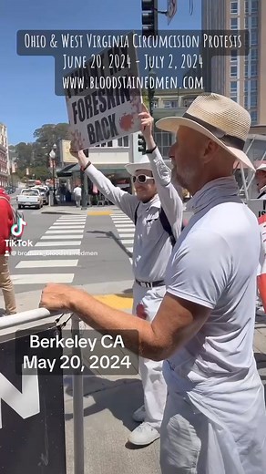 Ohio & West Virginia Circumcision Crisis Protests June 20, 2024 - July 2, 2024 https://www.bloodstainedmen.com/about-us/events/ | Bloodstained Men & Their Friends