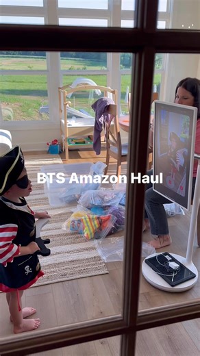 8K views · 27 reactions | Cash and I are creating content for our latest dramatic play preschool Amazon haul. Sharing a quick behind-the-scenes look at what we’re prepping for imaginative play in our classroom. Stay tuned for the full haul!  | Preschool Vibes | Facebook