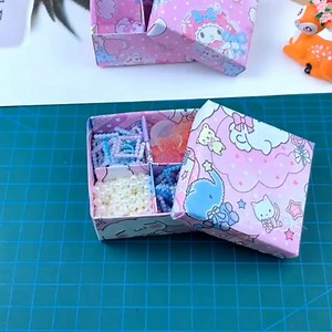 1K views · 21 reactions | Simple and beautiful compartmented storage box, super practical. #MyHandmadeDaily #StorageBox #Handmade #Origami #Creative #Inspiration paper craft | paper craft | Facebook