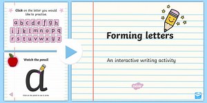 Letter Formation PowerPoint