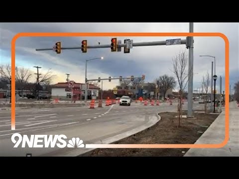 New continous flow interesection opens in Wheat Ridge