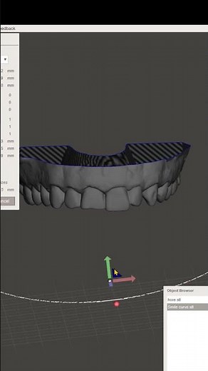 Smile Curve in Meshmixer #smiley #anatomy #smiledesigndental #meshmixer #teeth