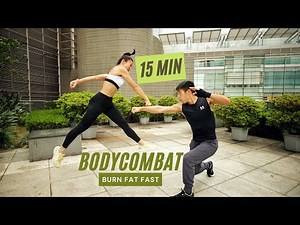 15 MIN BODYCOMBAT All Standing Workout | Burn Fat Faster