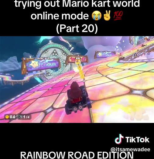 Mario Kart World Online: Rainbow Road Chaos!