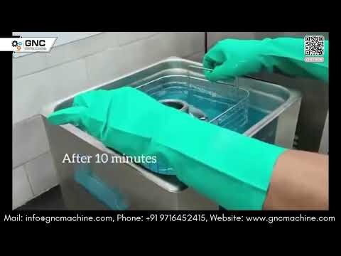 Ultimate Precision Cleaning! Ultrasonic Machine for Stainless Steel Parts | GNC Machine Technologies