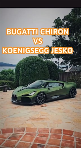 Bugatti Chiron vs Koenigsegg Jesko #koenigseggregera #grandtourer #paganihuayra #koenigsegg #100k