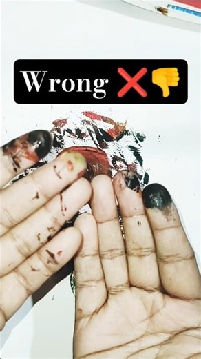 DIY Thread Art 💜 | String pull Art 😍✨#shorts #watercolor #painting #canvas #threadart #viral