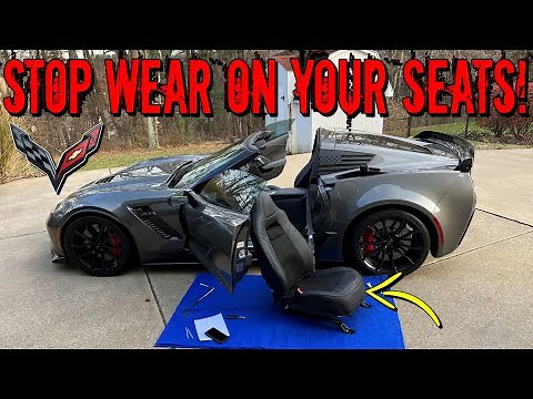 STOP the WEAR on your C7 Corvette seats! Seat Skins that look STOCK!