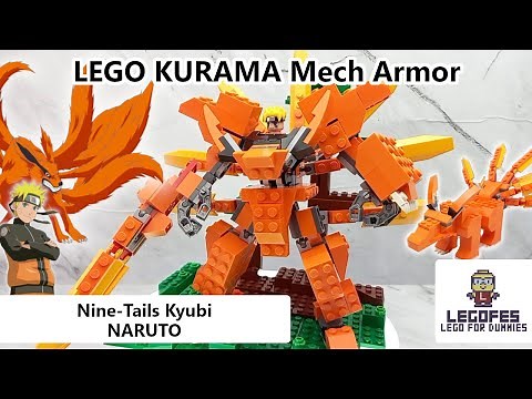 LEGO NARUTO - RANDOM ANIME CHARACTER MECH - Kurama Nine Tails Beast / Kyubi