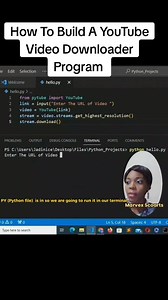 517K views · 8.8K reactions | How To Build A YouTube Video Downloader Program (This is for educational purposes) #programming #jadexartsacademy #softwaredevelopment #WebDevelopment #marvexscoarts #FREE #project #coding #tips #foryouシ | Jadexarts Academy | Facebook