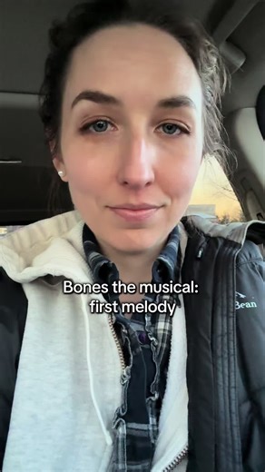 Bones the musical: first pass at nailing down a melody. #bones #bonesthemusical #boothandbrennan #temperancebrennan