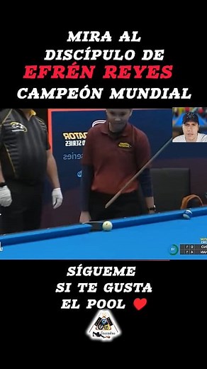 1.2M views · 43K reactions | Mira como resuelve la discípula de Efrén reyes  #Amazing #Increible #billarpoolcaq #8ballpooltrickshot #billiard #poolplayer #billar #efecto #pool #billarpool #billiards | Billar Pool CAQ | Facebook
