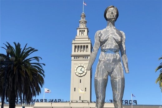 S.F. art studio behind giant nude sculpture has big plans for the Embarcadero