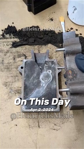 Sand Casting Process using Foundry Sand #diy #howto #metal