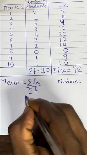 Frequency Table #maths