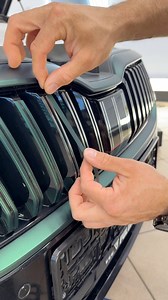 209K views · 1.2K reactions | No more chrome – quick grill makeover. We show step by step how to change the look of your car’s grill. Instead of shiny chrome – a matte green finish. A great way to personalize your car without any permanent changes. With protective film, you can always go back to the original look.#styleupgrade #dechroming #carwrapping #diycarproject #greengrill #protectivefilm #carmakeover #carstyling | Polonez Garage - Wrapped with Passion | Facebook