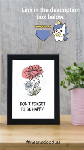 A4 Printable Wall Art. 📥 Instant Download.#neensdoodles #gumroad
