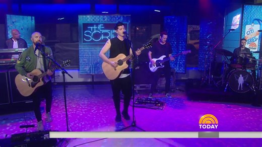 【手稿乐队The Script】The Script-Rain(Live on the Today show)