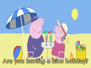Peppa Pig Cartoon English Episodes Polly's Holiday