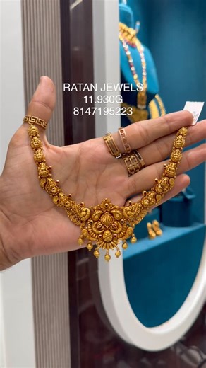 Ratan Jewellers on Instagram: "22kt 916Hm Necklace"