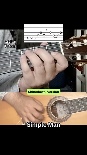 Learn Simple Man Main Riff Guitar Lesson Tutorial