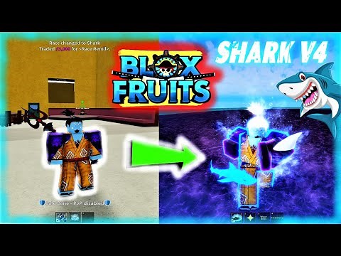Shark v1 to Version 4 Doing all Trials and Unlock all v4 Abilities in Blox Fruit