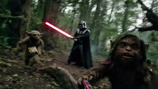 Yall want a YubNub Vlog?🐻🪖💨 #starwars #ewok #Vlog #fyp #selfie #darthvader #vader