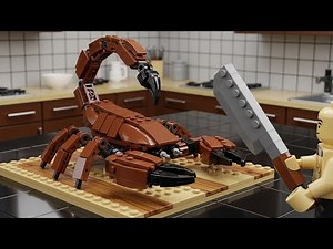 This LEGO Scorpion Was Deep Fried 🦂 Insane LEGO Cooking ASMR