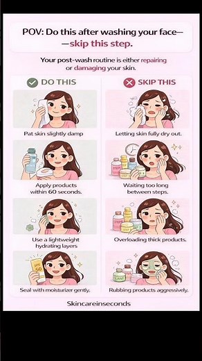 POV : You’re ruining your skin right after washing your face.