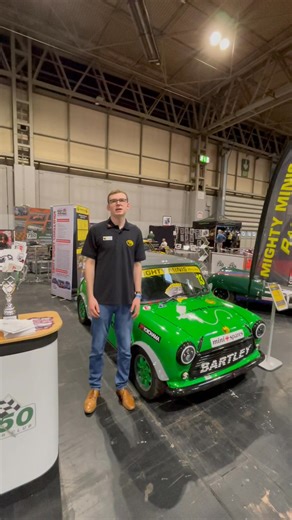 Good Morning from Mighty Minis at the NEC classic car show! Mini Spares Mini Cooper Register Safety Devices International Ltd GAZ Shocks Yokohama Tyres Europe Crafted Classics Tuning LTD 750 Motor Club #sportingminis #safetydevices #grassrootsracing #motorsport #miniracing #MotorsportNews #classicmini #racing #affordable #classiccars | Mighty Minis Racing