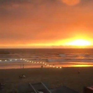 76K views · 4.5K reactions | Stunning! Live sunset at the famous Perranporth beach! By the Watering Hole | Beautiful Cornwall | Facebook