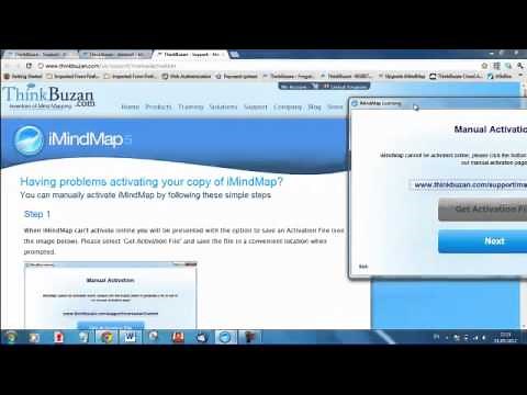 iMindMap Manual Activation Support Tutorial