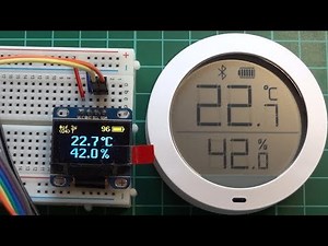 Xiaomi Mi Temperature and Humidity Monitor reading with Arduino and nRF24L01