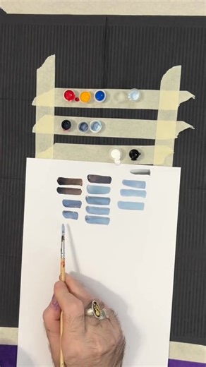 How to have a perfect gray color palette for tattooing starting from the primary colors red, yellow, blue, and white. At the end of the video, an example of a 5-shade gray palette.👌✅ #mixingcolors #tattoo #tutorial | Jonas Delacruz