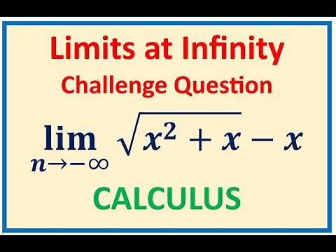 Limit At Infinity For Square Root Expression Horizontal Asymptote TIPS 5