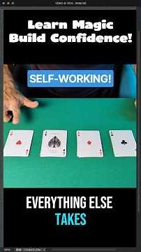 This INCREDIBLE Self-Working Card Trick Finds ALL FOUR Aces!
