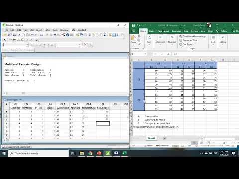 DOE- Diseño factorial general y diseño factorial 2k