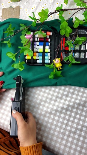 No bulky machine, no tangled threads. This handheld stitcher is perfect for emergency repairs and light crafting.🔥🔥🔥#sewing #sewingmachine #handsewing #sewingtutorial #sewingtiktok