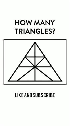 How many triangles #shorts